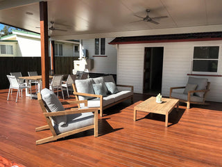 MELB CLEARANCE- Venlo 4pc Teak Outdoor Lounge Setting_19