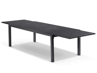 Bronte Extension Outdoor Dining Table in Charcoal / 200 - 320cm