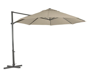 Pandanus 330 Octagonal Outdoor Cantilever Umbrella in Taupe Texture