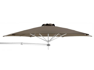 Paraflex 3m Hexagonal Outdoor Wall Mount Umbrella in Slate