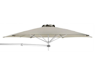 Paraflex 1.9m Square Outdoor Wall Mount Umbrella in Natural