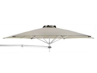 Paraflex 3m Hexagonal Outdoor Wall Mount Umbrella in Natural