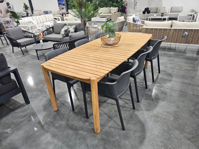 SYD FLOORSTOCK SALE - Pescara Table with Bailey Chairs 7pc Outdoor Dining Setting_1