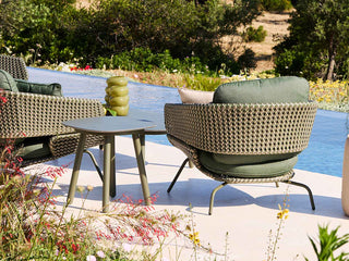 Phil Sofa Set | Outdoor Lounge Setting in Green / Forest Fog / Play Cedrus 12