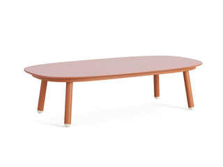Phil Outdoor Coffee Table in Rust / Marsala Red