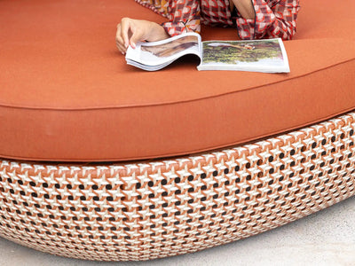 Phil Outdoor Daybed in Rust 3