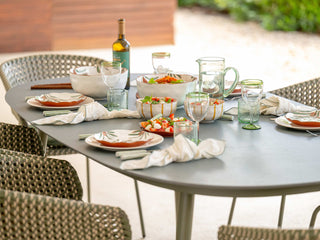 Phil Outdoor Dining Table in Green / Chester Green 1