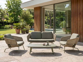 Phil Sofa Set | Outdoor Lounge Setting in Green / Forest Fog / Play Cedrus 10