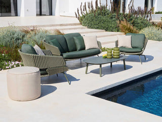 Phil Outdoor Armchair in Green / Forest Fog / Play Cedrus 5