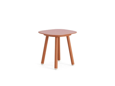 ~Phil Outdoor Side Table in Rust / Marsala Red