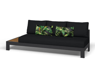 Aspen Teak Platform | Outdoor Lounge Setting in Charcoal / Sooty / Dark Grey / 5 Seater 2LH-3RH / Aspen Corner Table_9