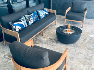 Ecosmart POD 30 Outdoor Fire Table in Graphite 5.