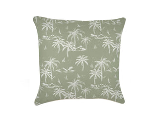 Postcards Sage Outdoor Cushion in 45cm.