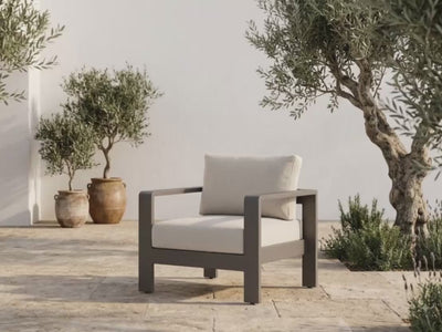Malibu Outdoor ArmChair in  Bronze / Cocoa 5
