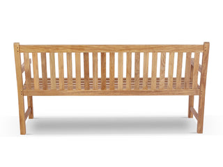Princeton Outdoor Bench in 180cm - back view.
