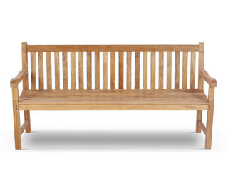 Princeton Outdoor Bench in 180cm - front view.