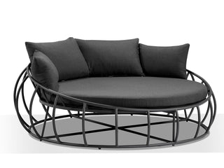 Purist Outdoor Daybed in Charcoal / Sooty 1