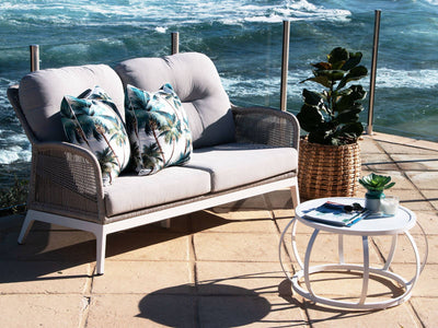 Purist Outdoor Coffee Table in White 3.