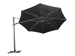 Regis 350cm Octagonal Outdoor Cantilever Umbrella in Charcoal Ridge 4.