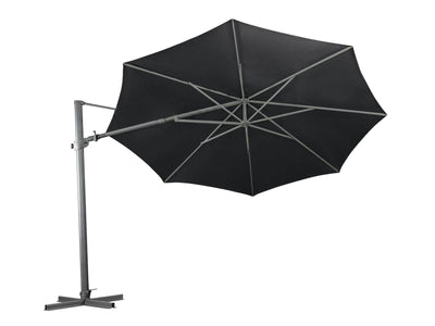 Regis 350cm Octagonal Outdoor Cantilever Umbrella in Charcoal Ridge 4.