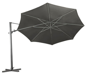 Regis 350cm Octagonal Outdoor Cantilever Umbrella in Boulder Grey 4.