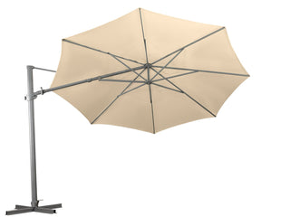 Regis 350cm Octagonal Outdoor Cantilever Umbrella in Natural 4.