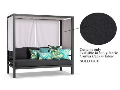 Rio Outdoor Daybed in Charcoal / Sooty 3.