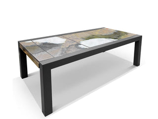 Domiziani Brando Lava Stone Outdoor Dining Table in 220x110 5.