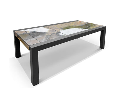 Domiziani Brando Lava Stone Outdoor Dining Table in 220x110 5.