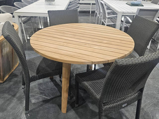 FLOORSTOCK SALE - Atoll Table with Lucerne Chairs -5pc Outdoor Dining Setting_1