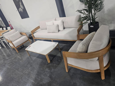 FLOORSTOCK SALE - Ubud 3pc Teak Outdoor Lounge Setting_1