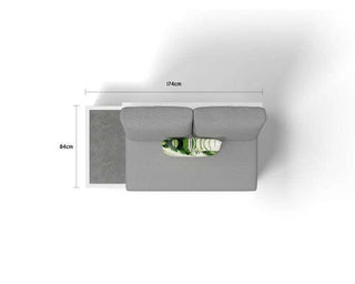 Aspen Ceramic Platform | Outdoor Lounge Setting in White / Light Grey / Grey Chine / 4 Seater 2LH-2RH / Aspen Coffee Table Set_5