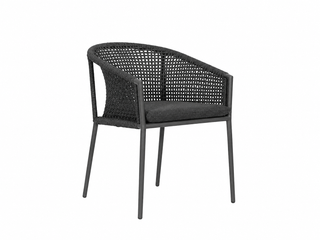 Safari Outdoor Dining Chair in Charcoal