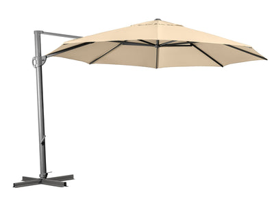Savannah 3.8m Octagonal Outdoor Cantilever Umbrella in Natural