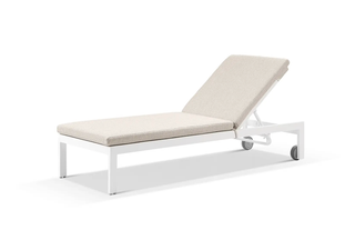 Monarch Outdoor Sunlounge Set in White / Pebble_6