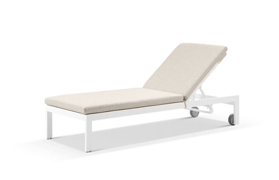 Monarch Outdoor Sunlounge Set in White / Pebble_6