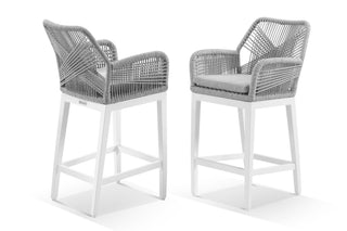Serang Outdoor Bar Chair Set in White / Gobi / Grey Ridge / Set of 2_3