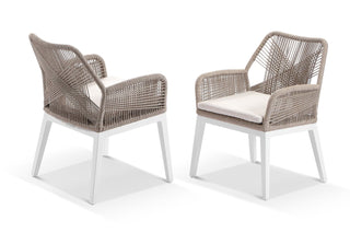 Serang Outdoor Dining Chair Set in White / Biscuit / Pebble / Set of 2_5