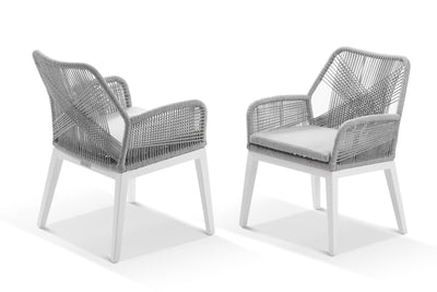Serang Outdoor Dining Chair Set in White / Gobi / Grey Ridge / Set of 2_10