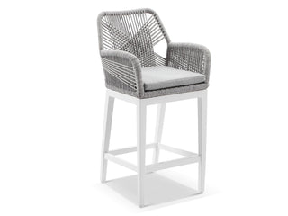 Serang Outdoor Bar Chair in White / Gobi / Grey Ridge