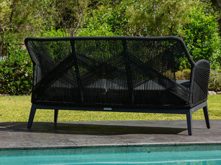 Serang Sofa Set | Outdoor Lounge Setting in Charcoal / Black / Coal / 4 Seater / Without Coffee Table_7