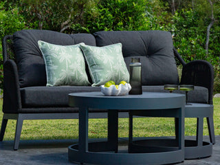Serang Sofa Set | Outdoor Lounge Setting in Charcoal / Black / Coal / 4 Seater / Aspen Coffee Table Set_9