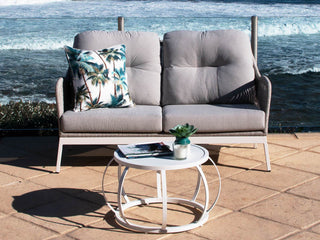 Purist Outdoor Coffee Table in White 4.