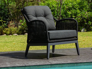 Serang Sofa Set | Outdoor Lounge Setting in Charcoal / Black / Coal / 4 Seater / Without Coffee Table_2