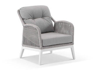 Serang Sofa Set | Outdoor Lounge Setting in White / Gobi / Grey Ridge / 4 Seater / Without Coffee Table_3