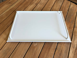 Syros Outdoor Serving Tray in White 1