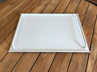 Syros Outdoor Serving Tray in White 1