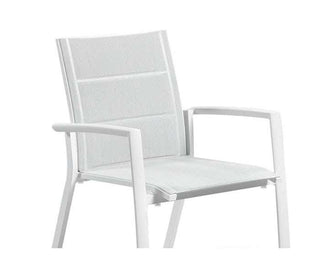 Mona Extension Table & Sevilla Chairs | Outdoor Dining Setting in White / C55 / Light Grey_20