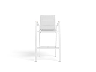 Adele Teak Bar Table with Sevilla Teak Bar Chairs -5pc Outdoor Bar Setting_2