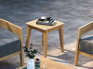 Ubud Outdoor Side Table - side view.